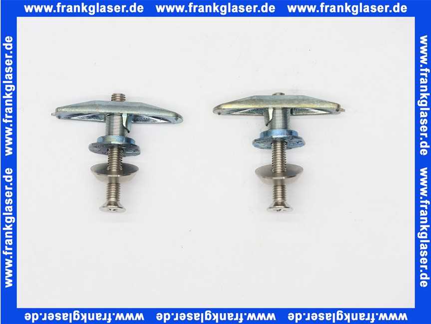G1200443 2 Stück Vitra Befestigung TPP Kipp-Dübel komplett mit Schraube und Schraubenrosette
