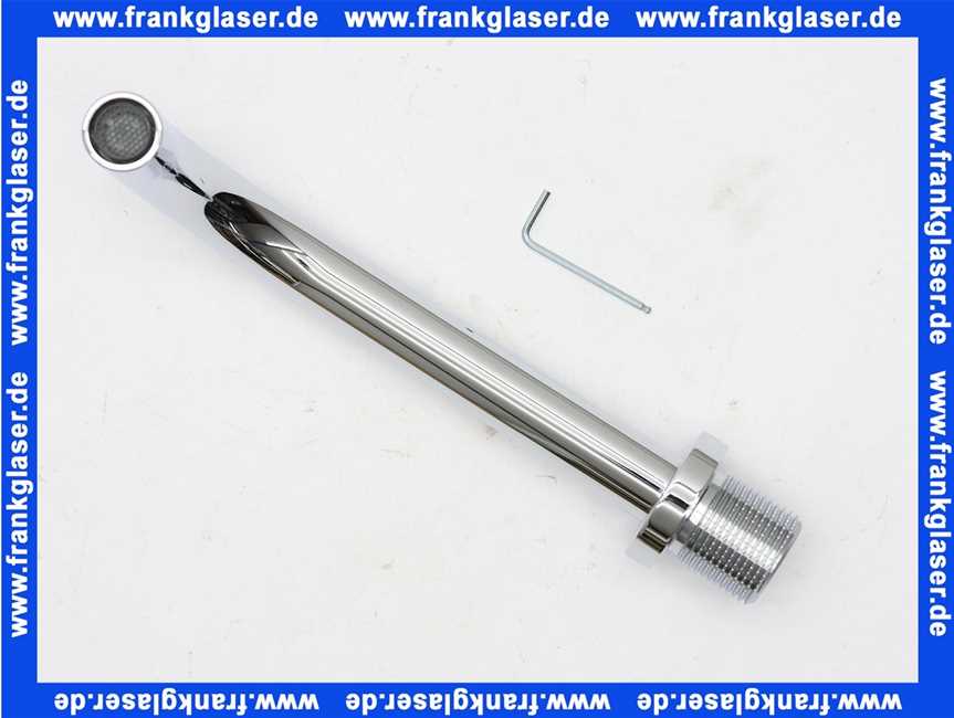 01016016 Vola Auslauf 160mm Ausladung chrom