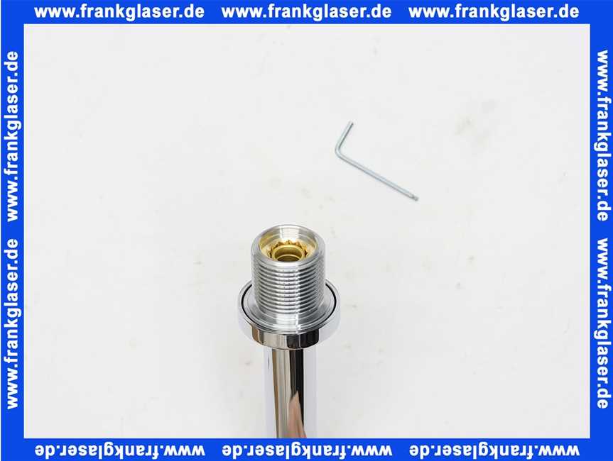 01016016 Vola Auslauf 160mm Ausladung chrom