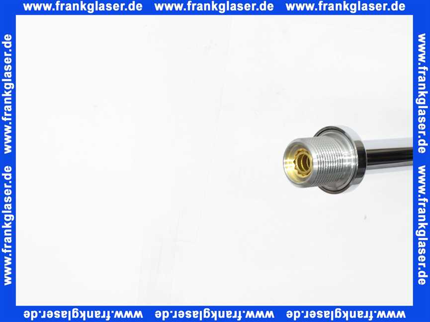 02016 Vola Auslauf gerade mit Ausladung 225 mm, Anschlussmuffe VR19