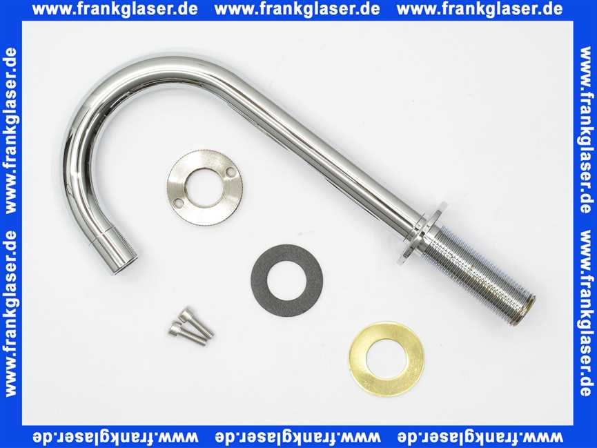 090B16 Vola Schwenkauslauf fuer Standmontage 1/2 Höhe 185mm in Chrom