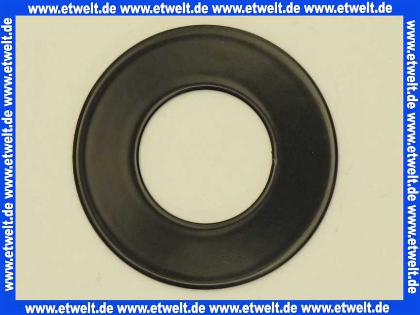 A52 Vola Rosette (innen 32mm, aussen 60mm) schwarz, glänzend