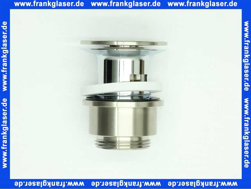 A6240 Vola Ablaufgarnitur 1 1/4 A62 mit Push-Up-Funktion Edelstahl gebürstet