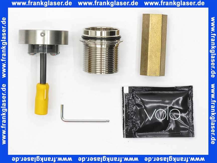 VR1218K40 Vola Sensorgehäuse komplett Edelstahl gebürstet