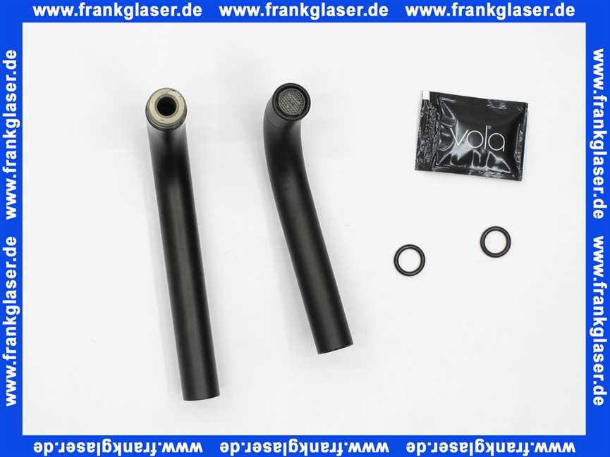 VR13227 Vola kompletter Auslauf schwarz matt