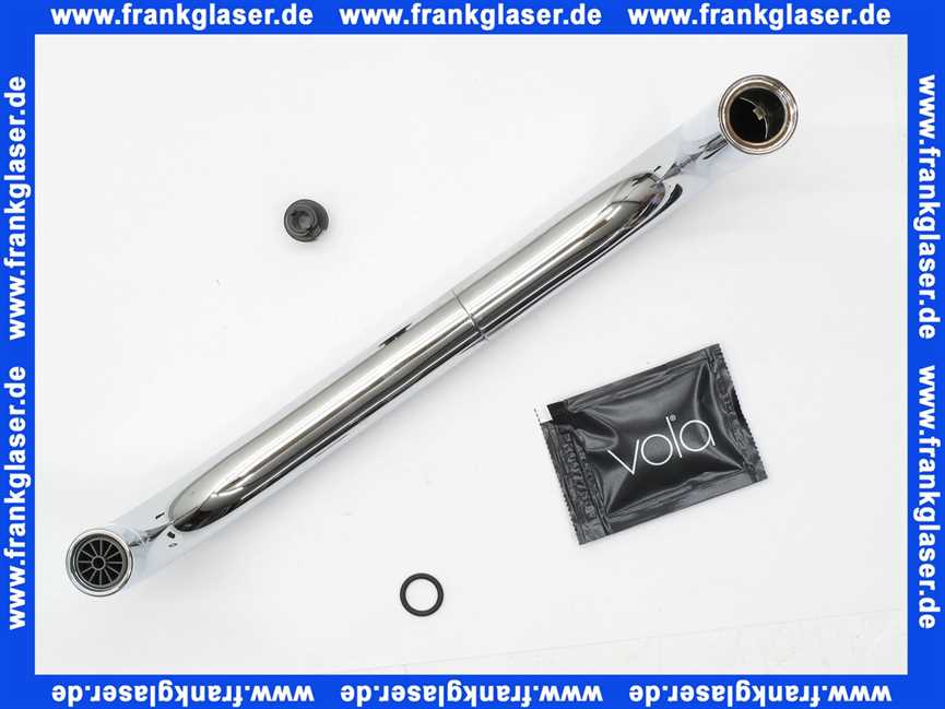 VR132X16 Vola Auslauf komplett KV1 Niederdruck chrom