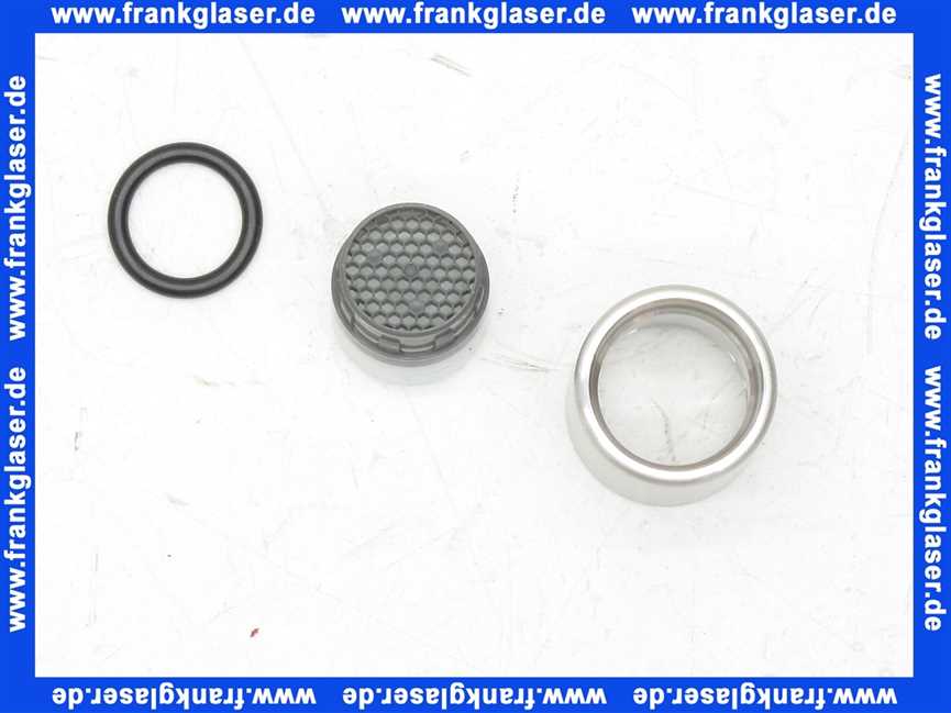 VR17 L5 K 40 Vola Satz Strahlregler Luftsprudler Edelstahl Einsatz und Dichtung