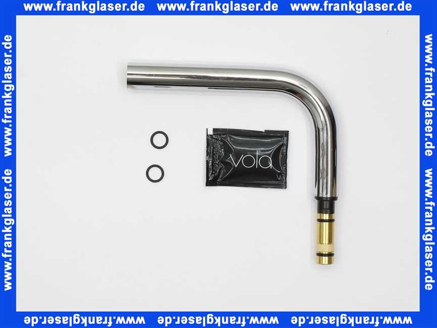 VR235 Vola Auslauf f. KV1 in Chrom