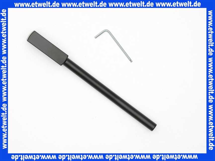 VR273L-27 Vola Hebel schwarz matt