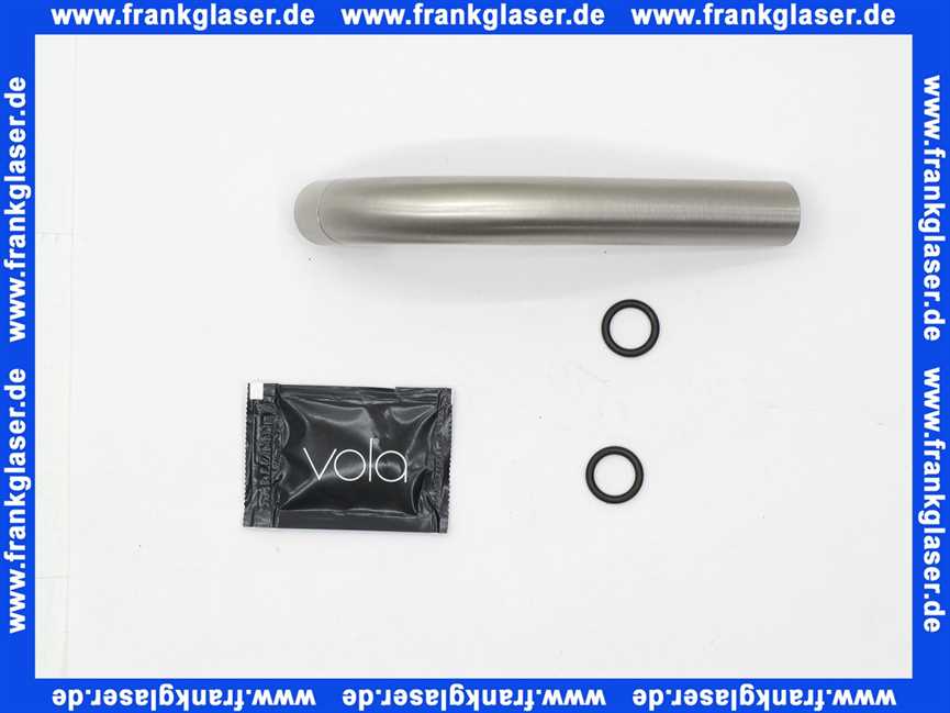 VR2940 VOLA vorderer Auslauf zu KV1 Oberfläche Edelstahl gebürstet