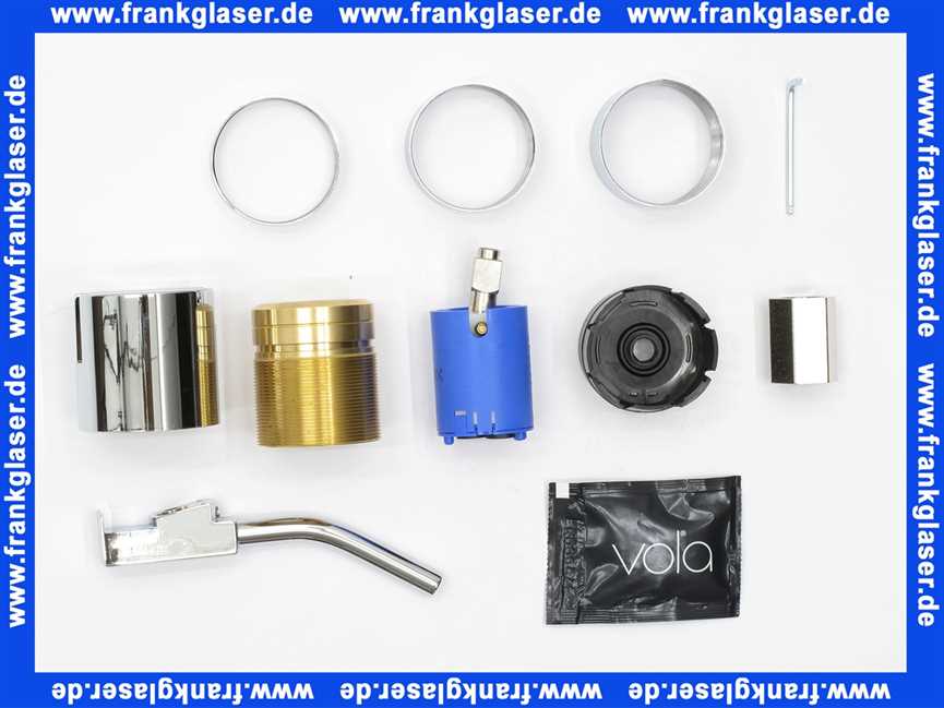VR298M16 Vola Serviceset zu Wandarmatur (mit mittlerer Grifflänge) für 111 UP aus 2006