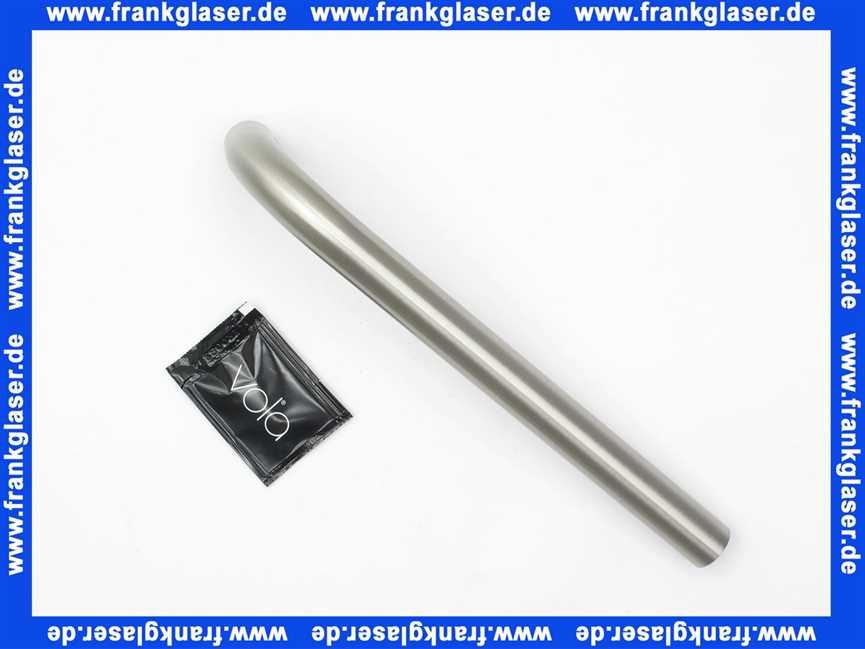 VR29B40 VOLA Vorderer Auslauf Edelstahl