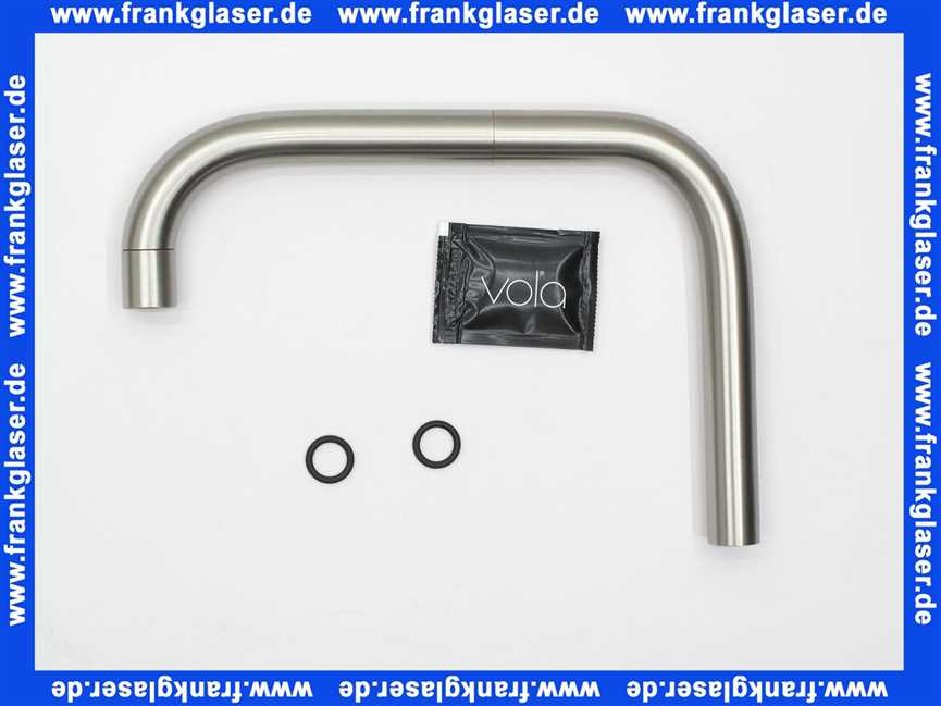 VR3040 Vola Auslauf zu KV 1, Edelstahl