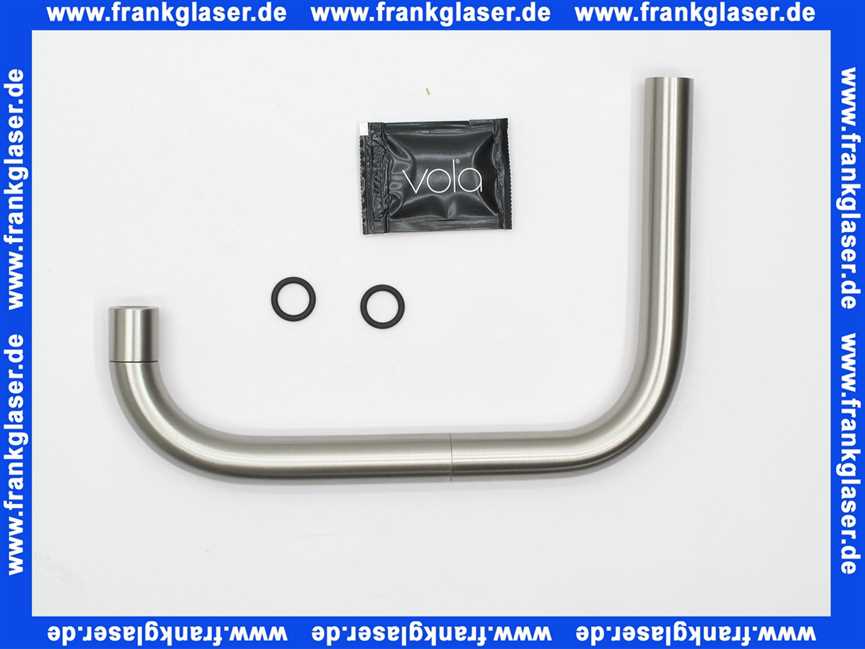 VR3040 Vola Auslauf zu KV 1, Edelstahl