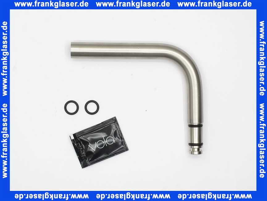 VR 35-40 Vola hinterer Auslauf zu KV1 Armatur edelstahl