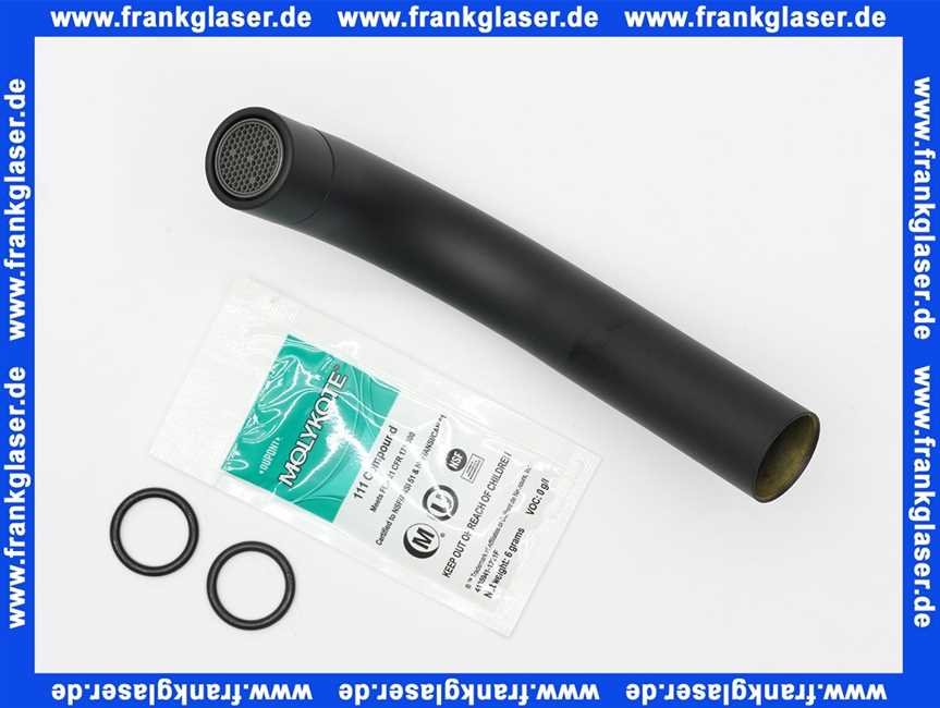 VR62927 Vola Vorderer Auslauf 24mm Schwarz Matt - 120 mm