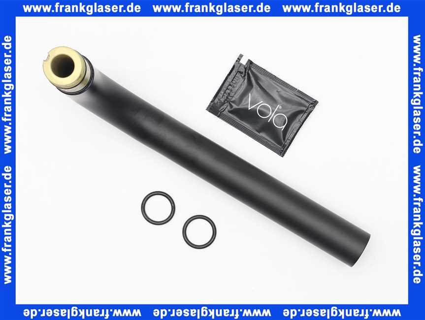 VR63627 Vola Unterer Auslauf 24mm Matt Schwarz