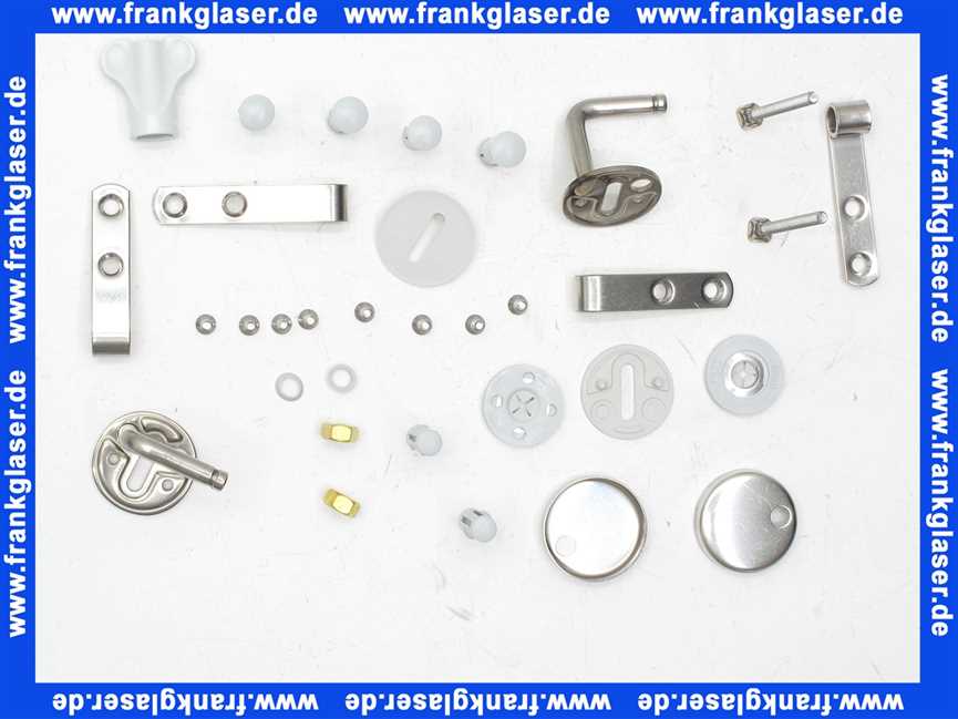 597003 Villeroy & Boch Scharniersatz edelstahl zu WC-Sitz Romantic-Flora 572901090