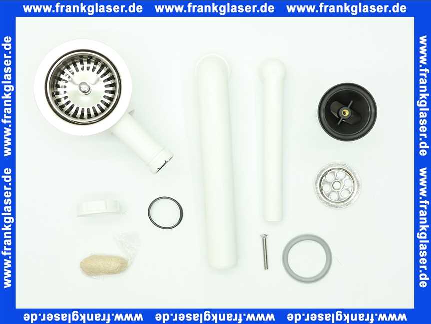 82540061 Villeroy & Boch Ablaufgarnitur zu Spülbecken der Serien Arcora, Triano, Cisterna, Loala und Logor