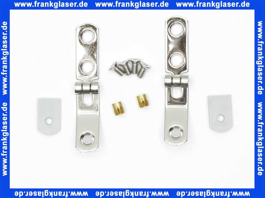 88280161 Villeroy & Boch Scharniersatz für Urinaldeckel Arriba