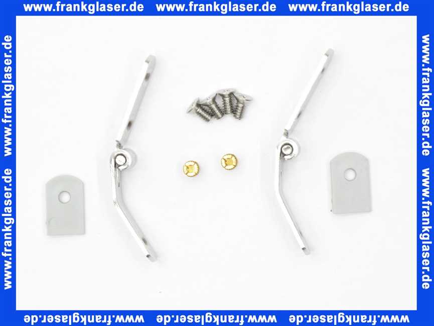 88280161 Villeroy & Boch Scharniersatz für Urinaldeckel Arriba