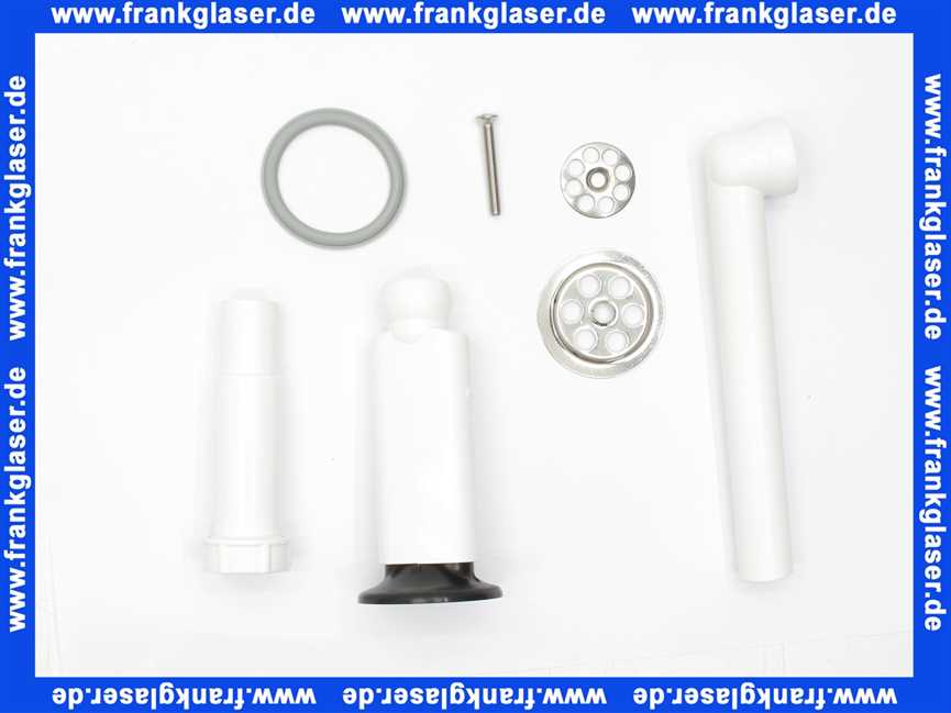 96240161 Villeroy & Boch Überlauf kpl. Durchm. 25mm Ab-und Überlauf, Sieb Durch. 58mm