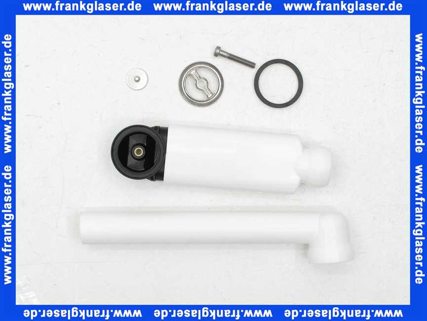 96241161 Villeroy & Boch Überlauf komplett Durchm. 25mm Ab-und Überlauf, Rosette Durch. 35mm