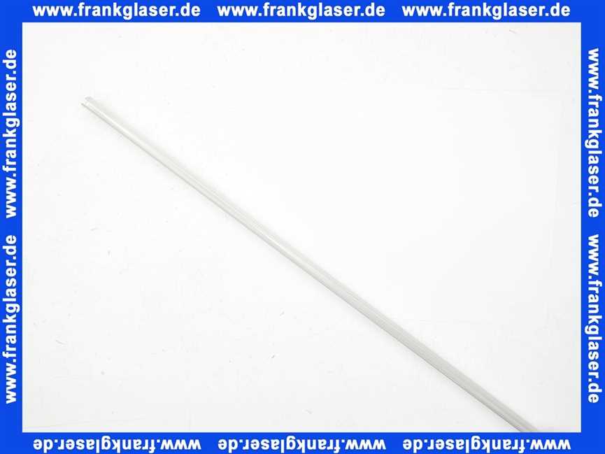 Wandprofil für Glasduschabtrennungen mit einer Glasstärke von 8mm 2 Meter lang