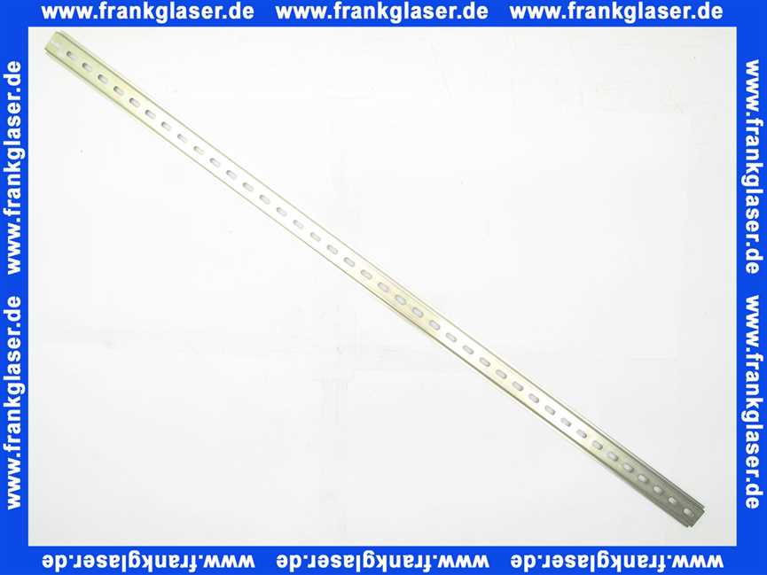 101603 Weishaupt Hutschiene 35 x 27 x 7,5 x 1 DIN EN 50022 ST37-2 gelocht