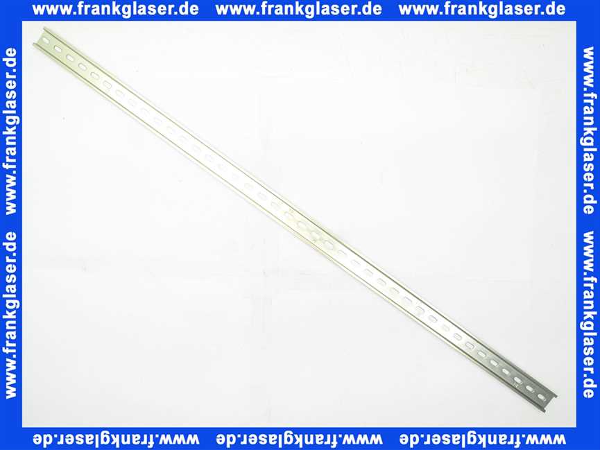 101603 Weishaupt Hutschiene 35 x 27 x 7,5 x 1 DIN EN 50022 ST37-2 gelocht