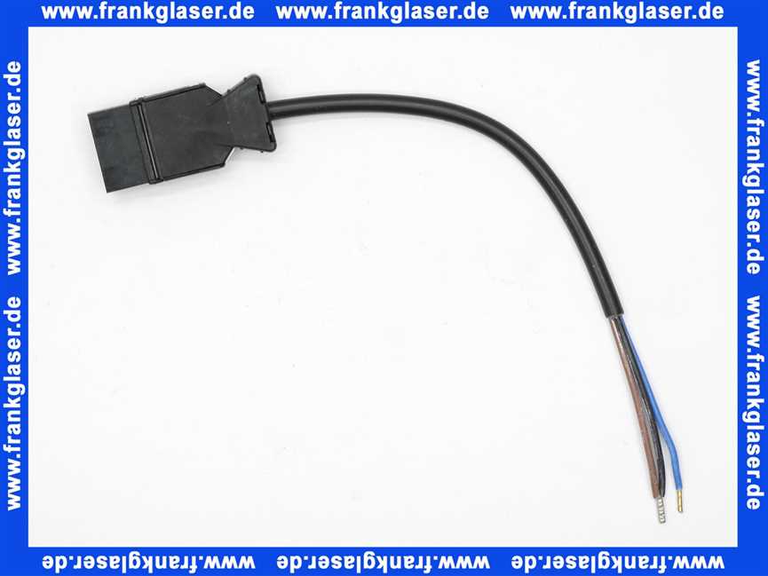 14001307012 Weishaupt Steckerkabel Nr.3 3-polig mit Übergangsstecker AGK 59 für Brennermotor