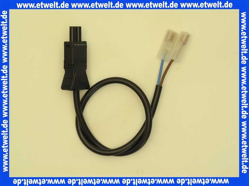 14001312042 Weishaupt Steckerkabel Nr.8 2-polig Zeitzähler WL10