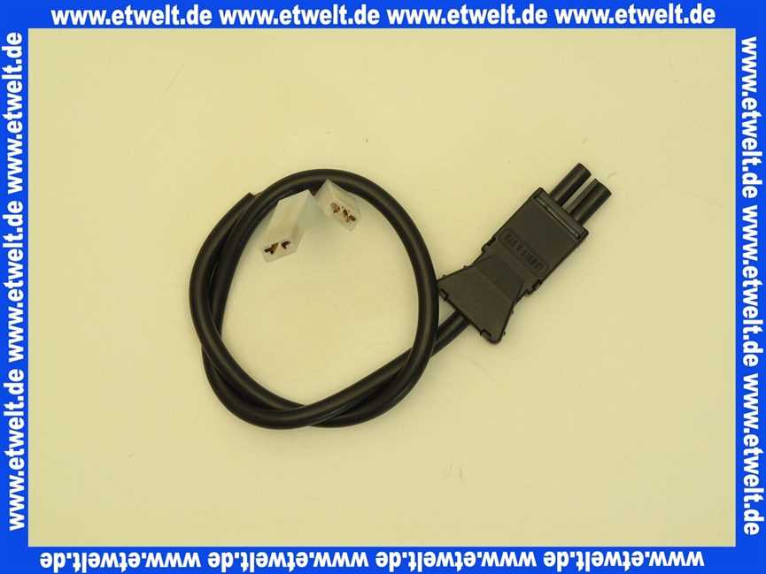 14001312042 Weishaupt Steckerkabel Nr.8 2-polig Zeitzähler WL10