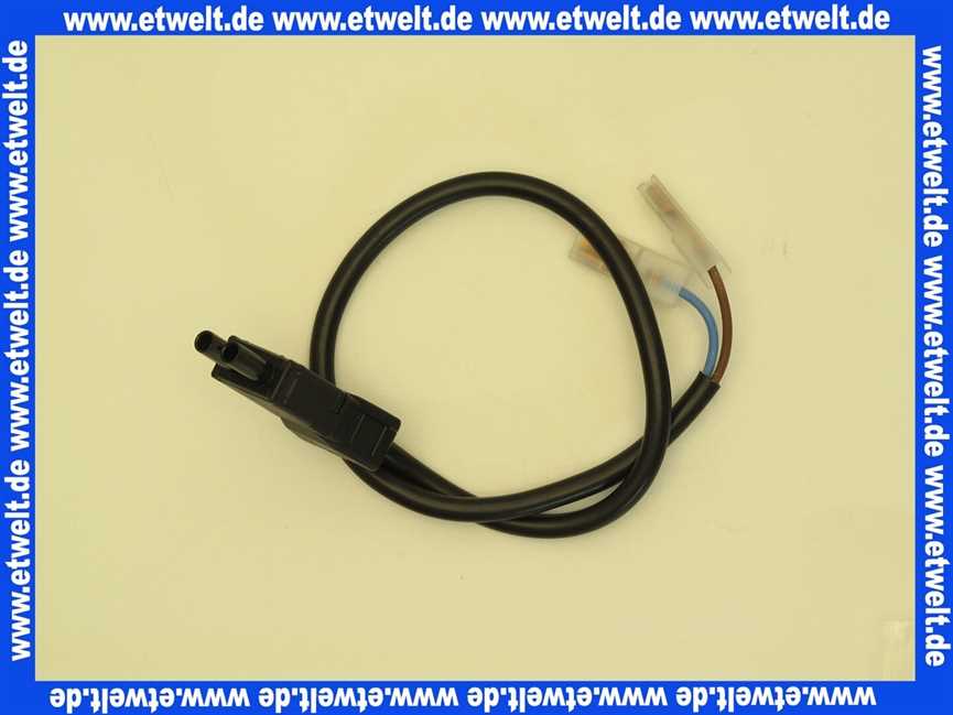 14001312042 Weishaupt Steckerkabel Nr.8 2-polig Zeitzähler WL10