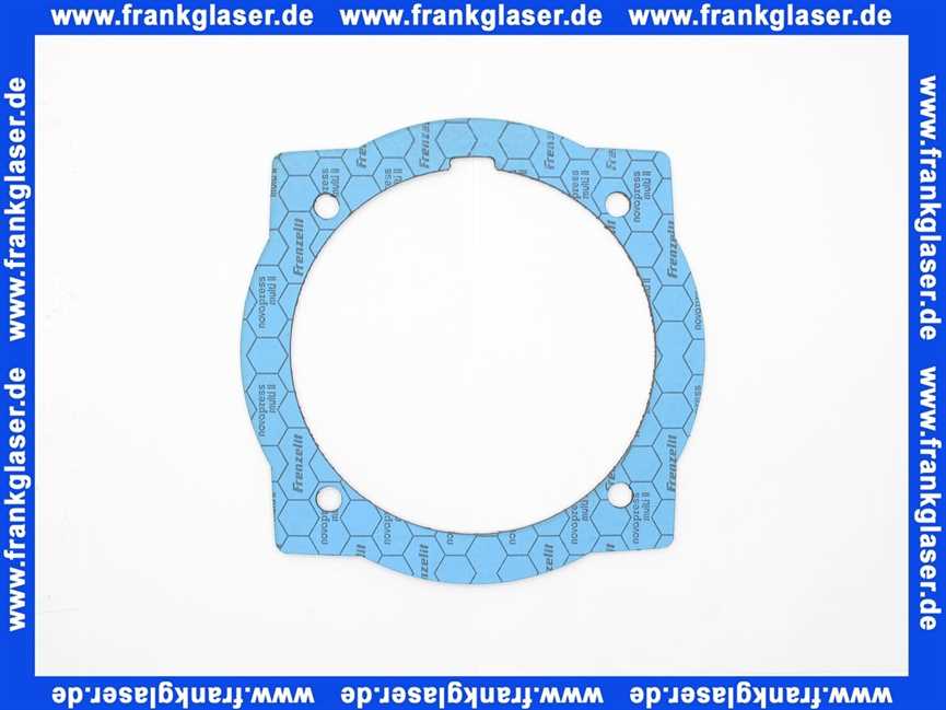 21036467097 Weishaupt Flanschdichtung 3 X 210 X 165 Novapress multi blau L3Z, RL3