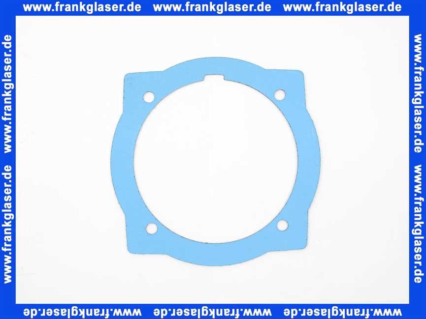 21036467097 Weishaupt Flanschdichtung 3 X 210 X 165 Novapress multi blau L3Z, RL3
