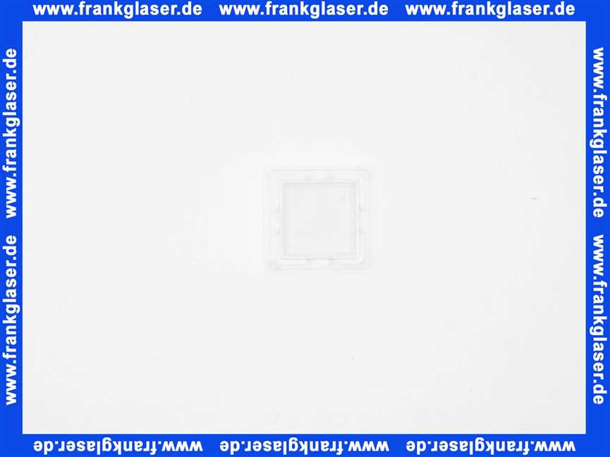 21140417027 Weishaupt Schauglas 33 x 33 x 6 glasklar