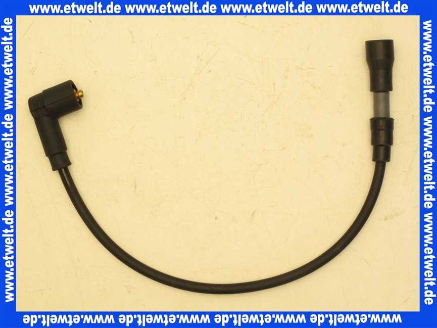 21710411052 Weishaupt Zündleitung 400 mm 14/6,4