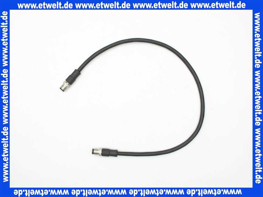 21760512062 Weishaupt Steckerkabel SQM4... zu SQM4... 500 mm lang, beidseitig konfektioniert