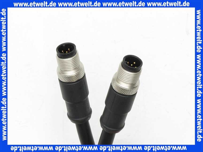 21760512062 Weishaupt Steckerkabel SQM4... zu SQM4... 500 mm lang, beidseitig konfektioniert