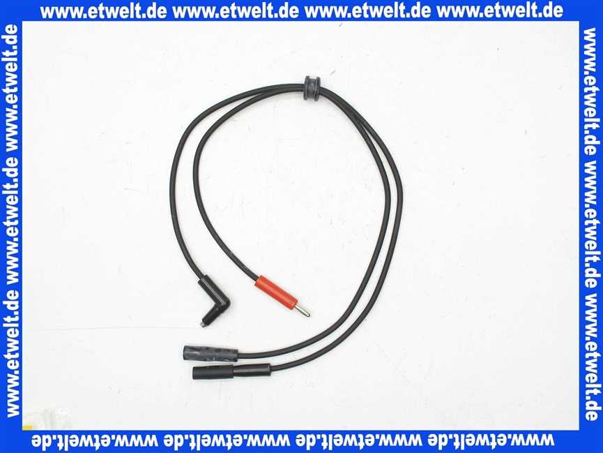 23011011102 Weishaupt Zünd- und Ionisationsleitung WG10 640 mm lang um 300 mm verlängert
