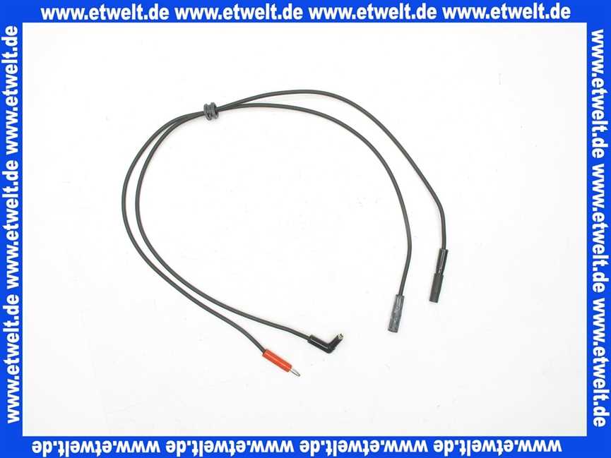 23031011192 Weishaupt Zünd- und Ionisationsleitung WG30 900 mm lang um 300 mm verlängert