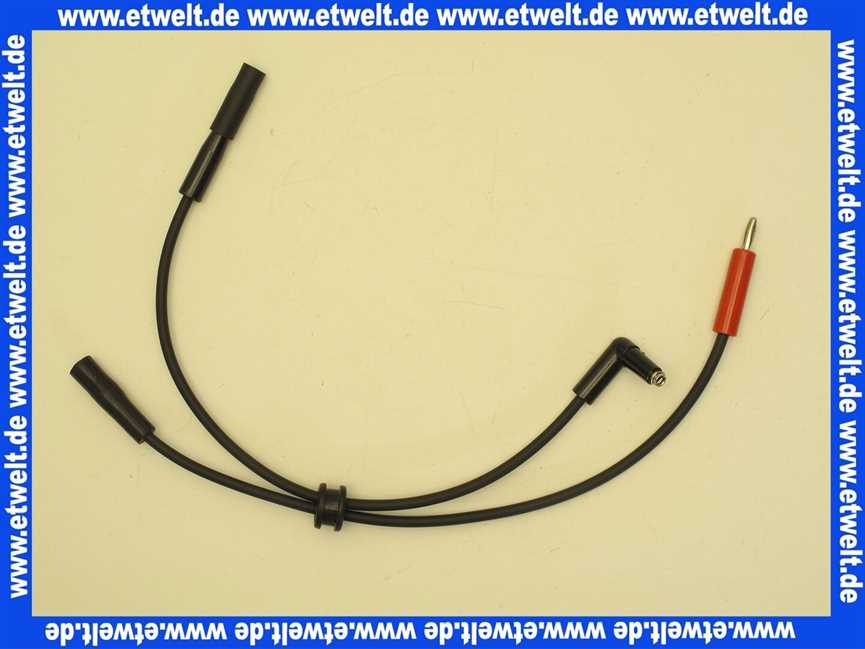 23211011032 Weishaupt Zünd- und Ionisationsleitung WG10/20 380 mm lang, silikonfrei