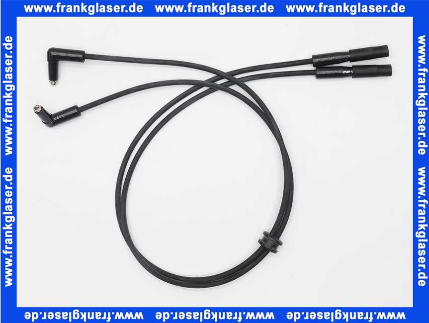 24031011092 Weishaupt Zündleitung WL30C 800mm lang um 200 mm verlängert, silikonfrei