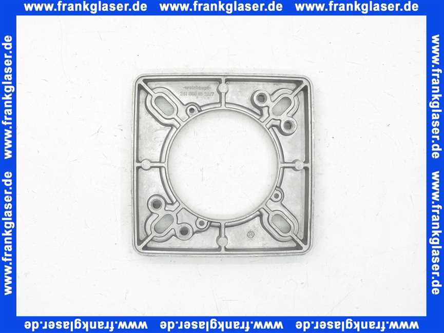 24105001287 Weishaupt Brennerflansch WL5 Ausf. WTU-S, WG5