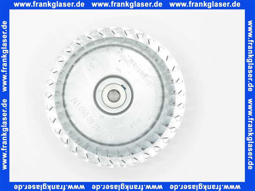 24105008012 Weishaupt Gebläserad TLR-S 119 x 41,4-L S1 50Hz W5