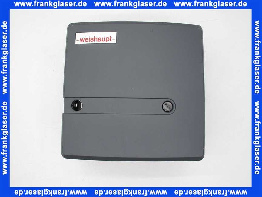 24111001112 Weishaupt Abdeckhaube Brennerhaube komplett für W10-C + W10-D ohne Display