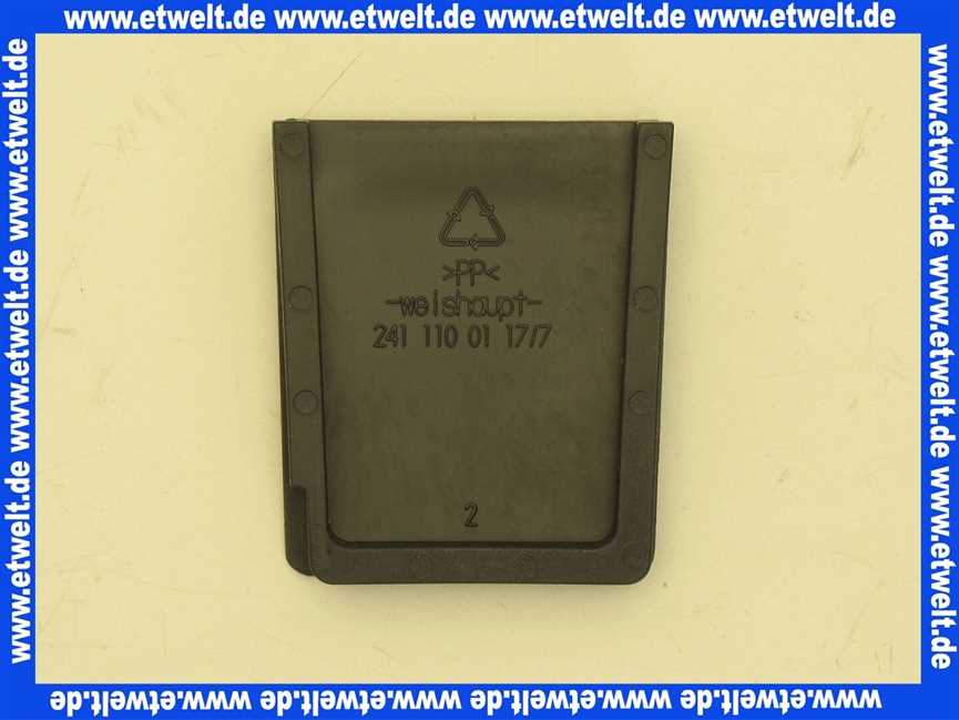 24111001177 Weishaupt Abdeckung Gehäuse W10-C