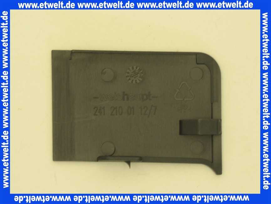 24121001127 Weishaupt Abdeckung für Abdeckhaube W20-C WFM05