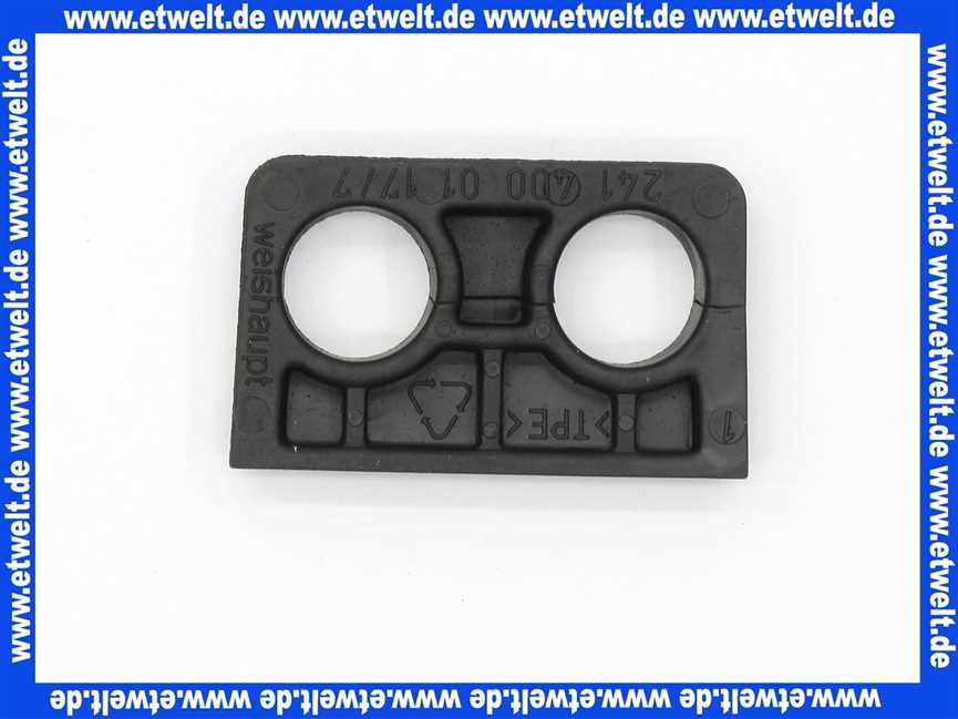 24140001177 Weishaupt Tülle für Öl- schlauchdurchführung